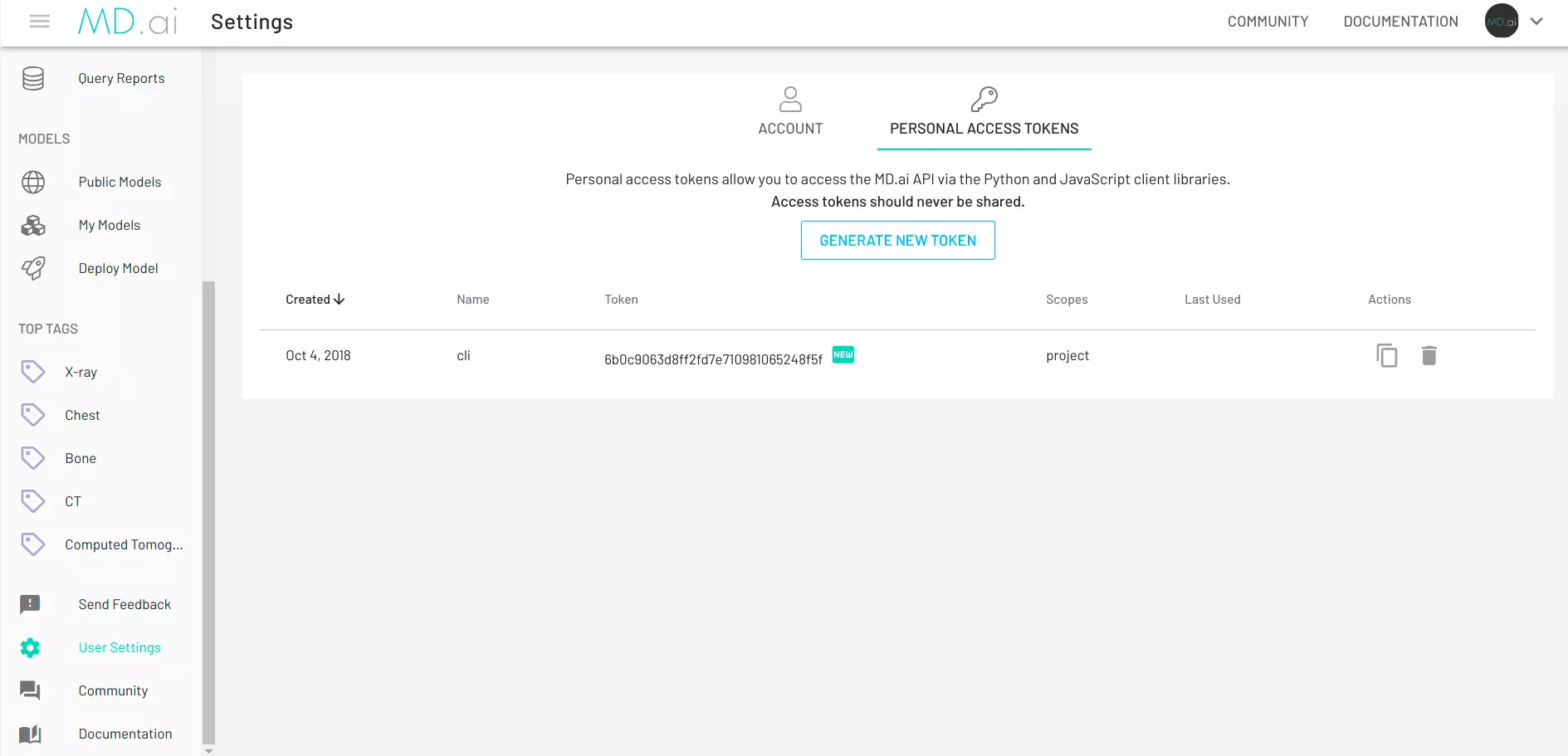 Access Tokens