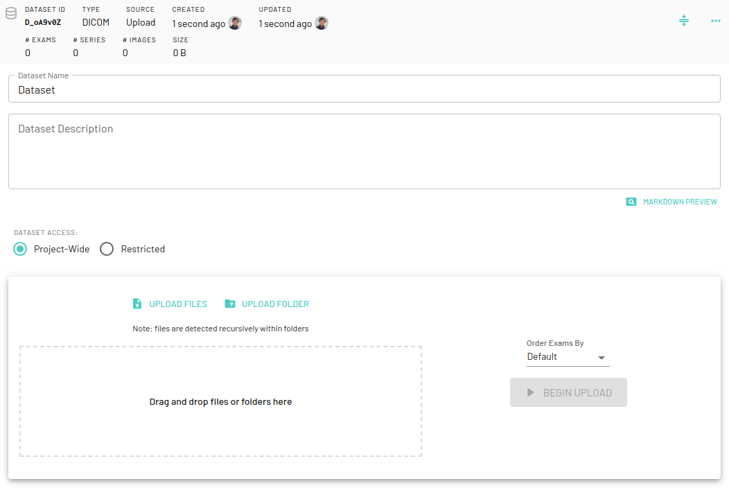 Dataset Upload