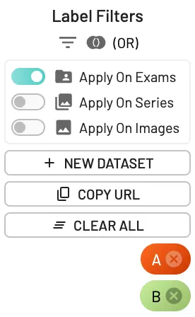 New dataset from filter
