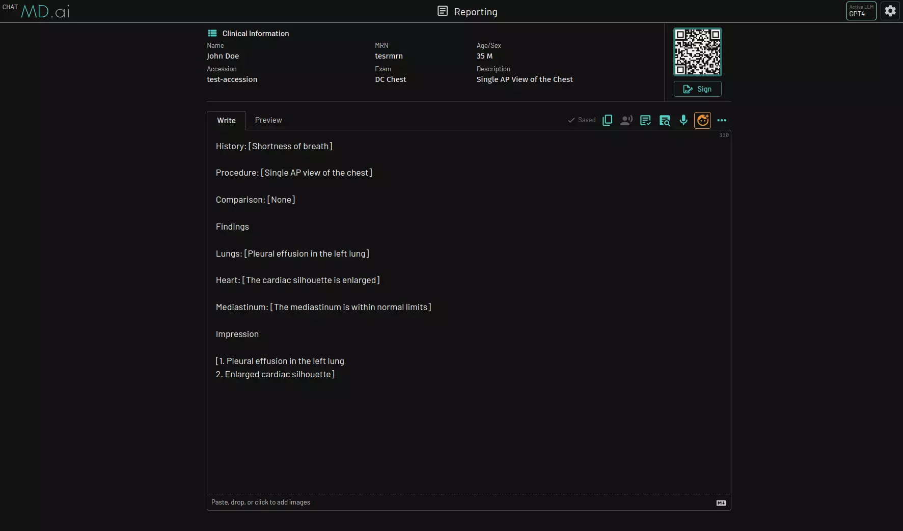 MD.ai Reporting