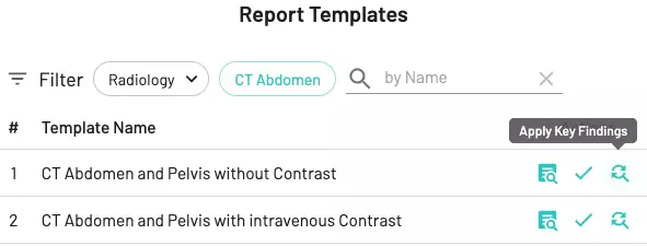 Report templates