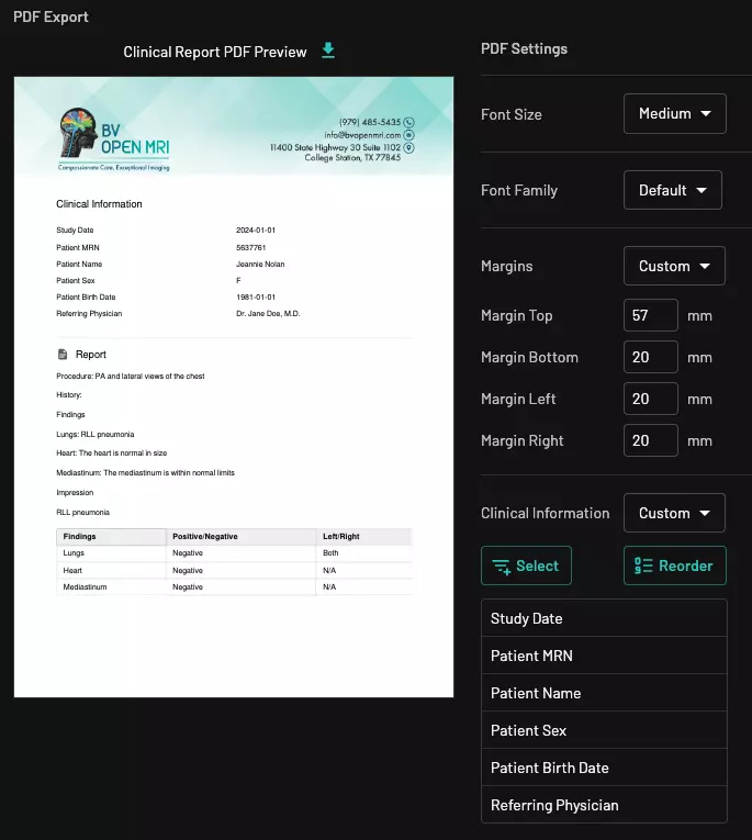 Site configuration