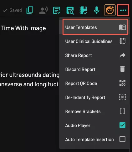 User templates
